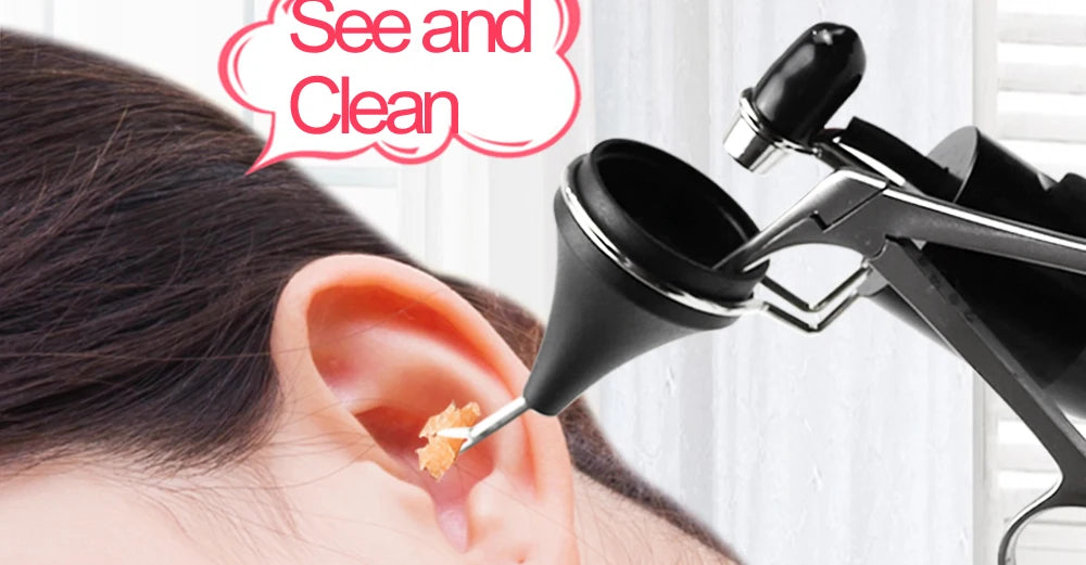 Ear Nose Cleaner Pliers Endoscope Ear Wax Remover 