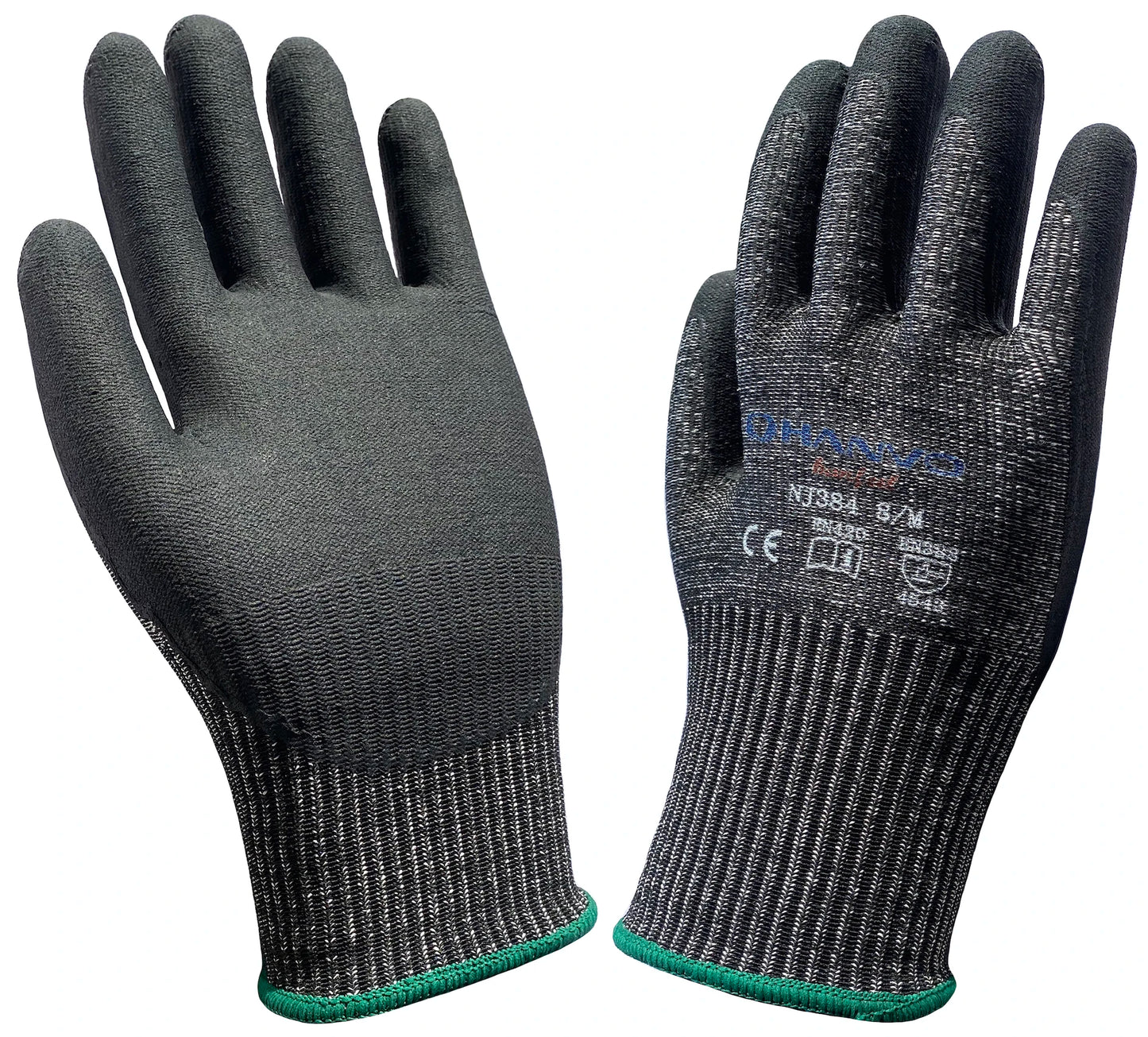 ANSI A4 Anti Cut Work Glove Micro Foam Nitrile HPPE Maxi High f 