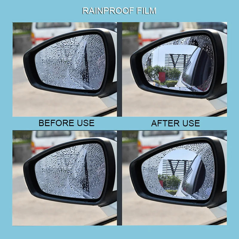 Car Rearview Mirror Protective Film Anti-fog Soft Film 