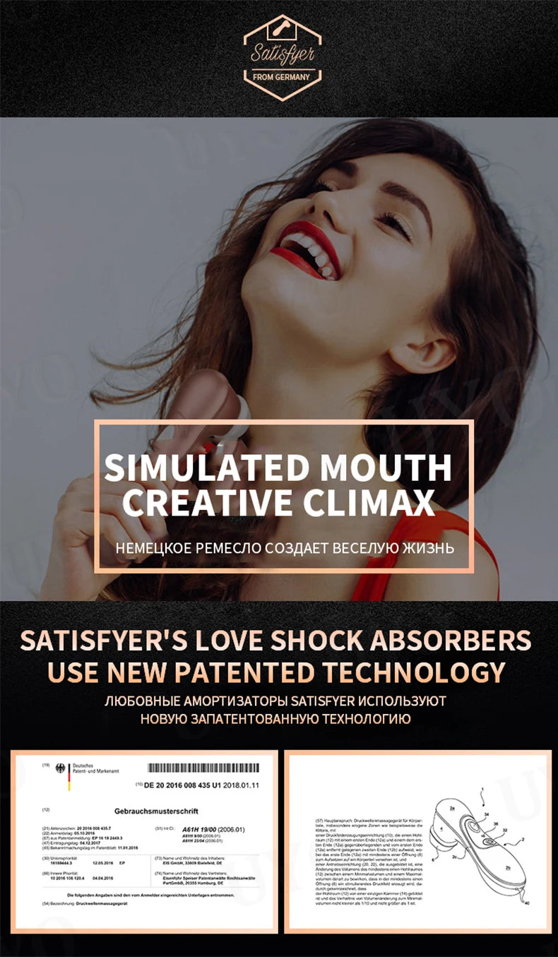 Satisfy pro 2 pro 2 clitoris sucking vibrator for women, toys for 