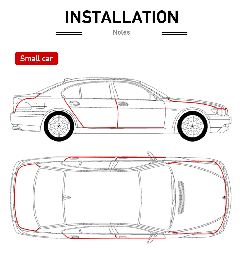 Universal Car Door Edge Protector Strips Sealing Strips P 