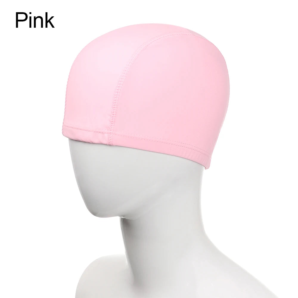 Men Women Nylon Turban Adult Diving Cap Swimming Caps 