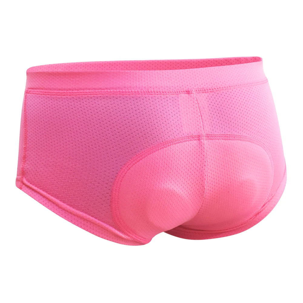 WOSAWE-pantalones cortos de ciclismo para mujer, ropa interior transpirable con