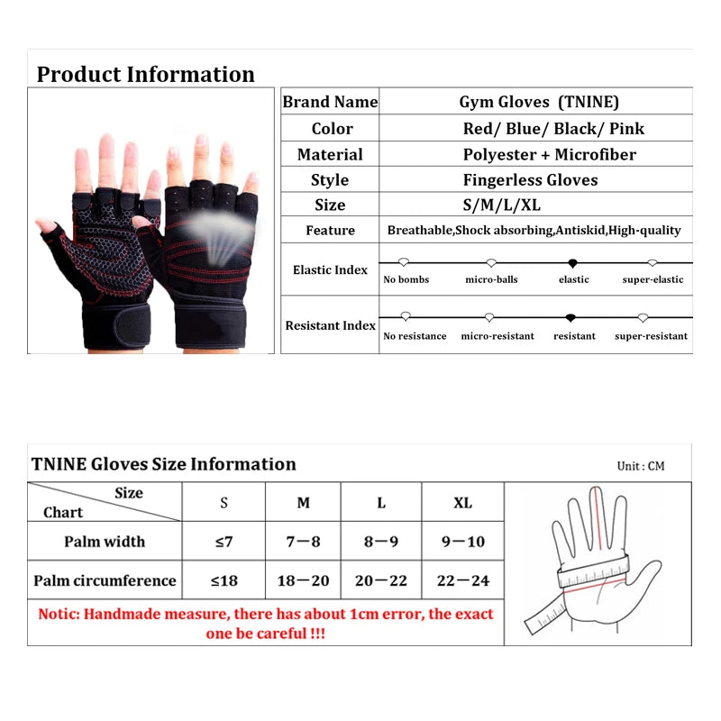 Guantes de medio dedo antideslizantes para hombre y mujer, manoplas transpirable