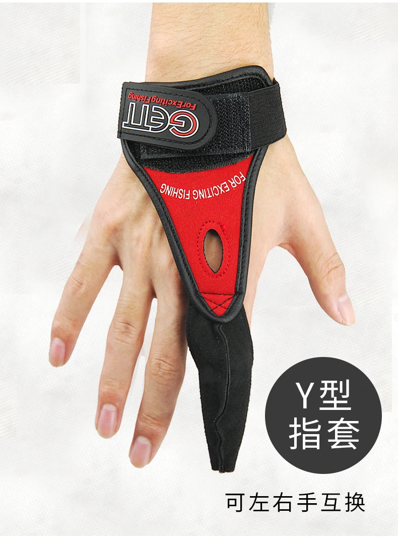 GETT-guantes de pesca protectores de un solo dedo, guantes de Control de caña d