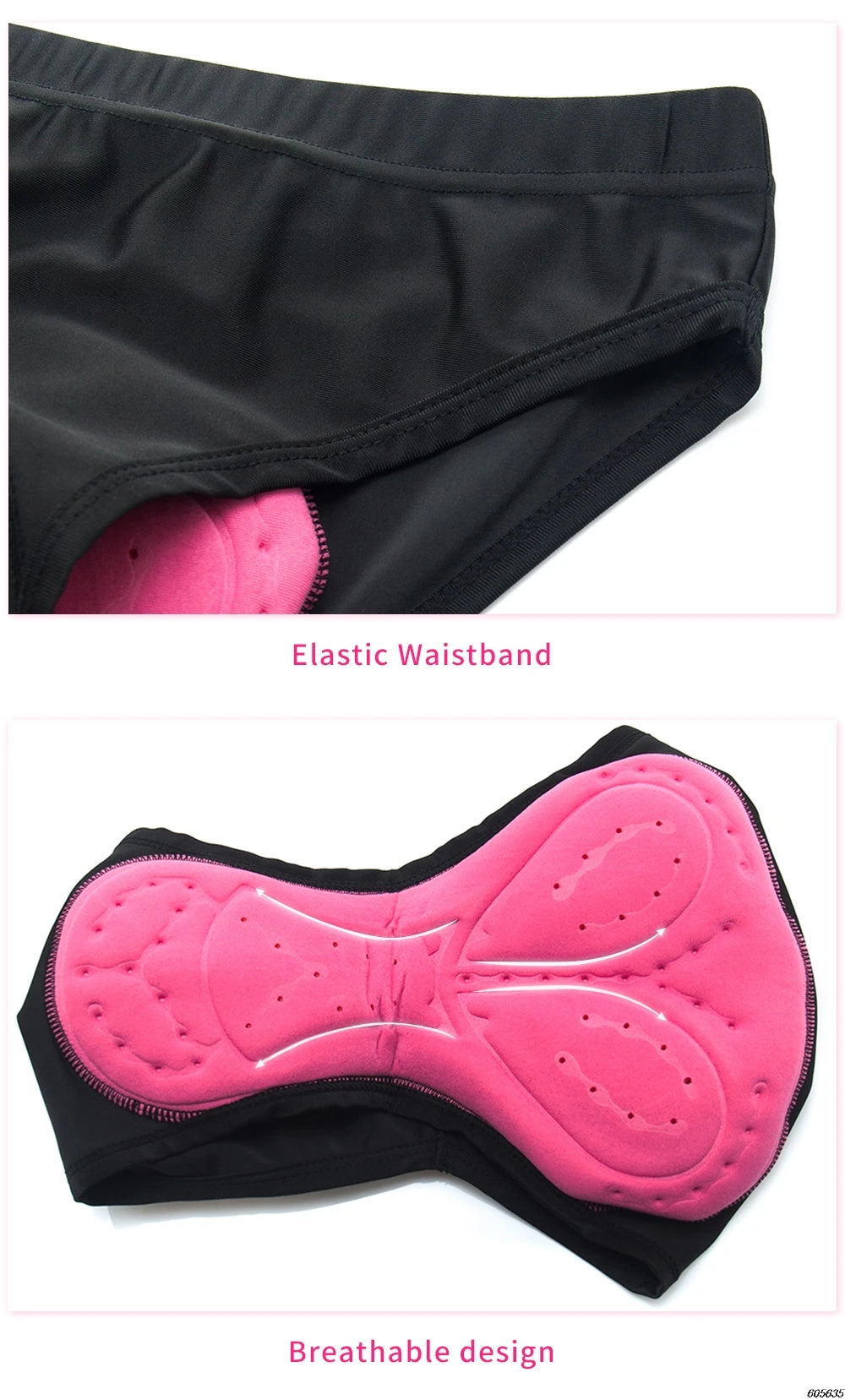WOSAWE-pantalones cortos de ciclismo para mujer, ropa interior transpirable con