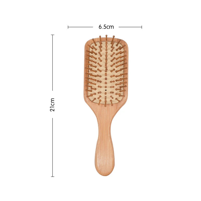 Peine de madera profesional, cojín de paleta saludable, cepillo de masaje para