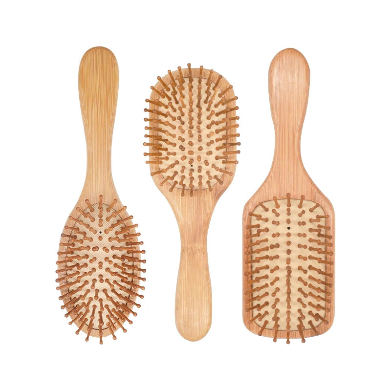 Peine de madera profesional, cojín de paleta saludable, cepillo de masaje para
