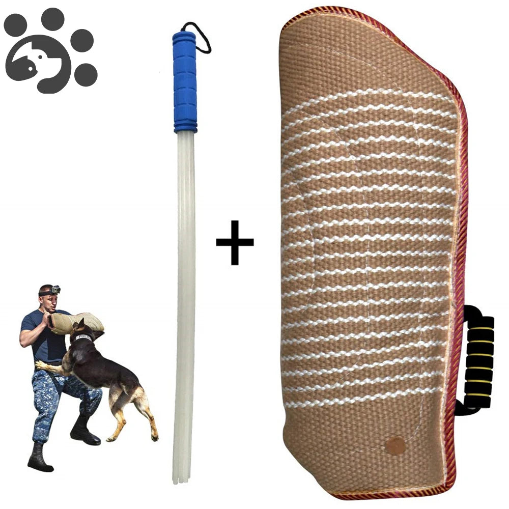 Manga de brazo de entrenamiento para perros, juego de entrenamiento profesional