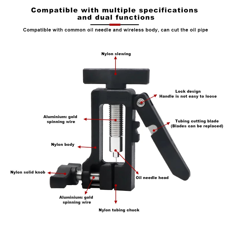RIDERACE Bicycle Brake Repair Tool Needle Cutter d