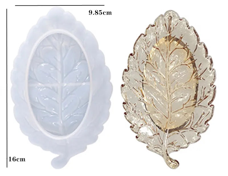 Molde de silicona de cristal DIY, plato de fruta de tres capas, disco de placa de té, moldes de resina epoxi, almohadilla de taza, molde para arte de resina, decoración del hogar