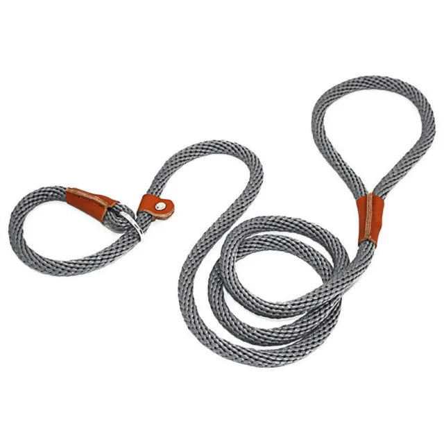 Dog Collar Anti-slip Lead Leash High Strength Braided Rope 