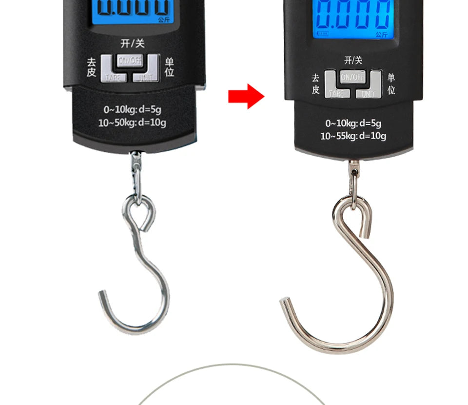 USB Charging Electronic Digital Scale Hanging Hook Weight Scale 
