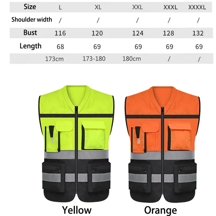 High Visibility Safety Reflective Vest Reflective Vest 