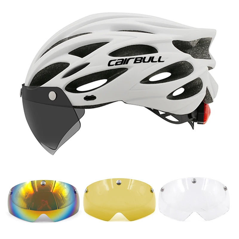 Casco ligero para bicicleta para hombre y mujer, protección de cabeza para cicl