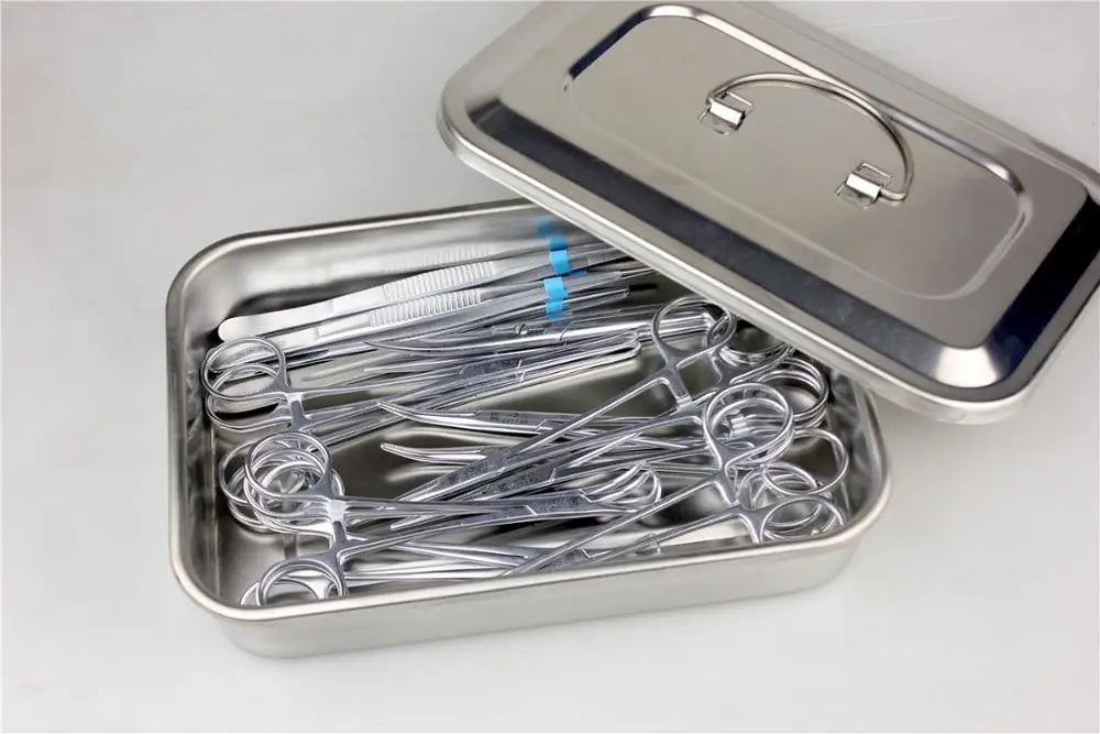 JZ kit de instrumentos de esterilización de ligadura de animales médicos, vete