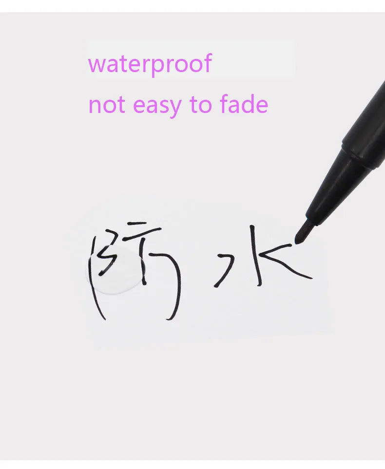 Double-sided waterproof permanent marker pens, double-sided marker pens co