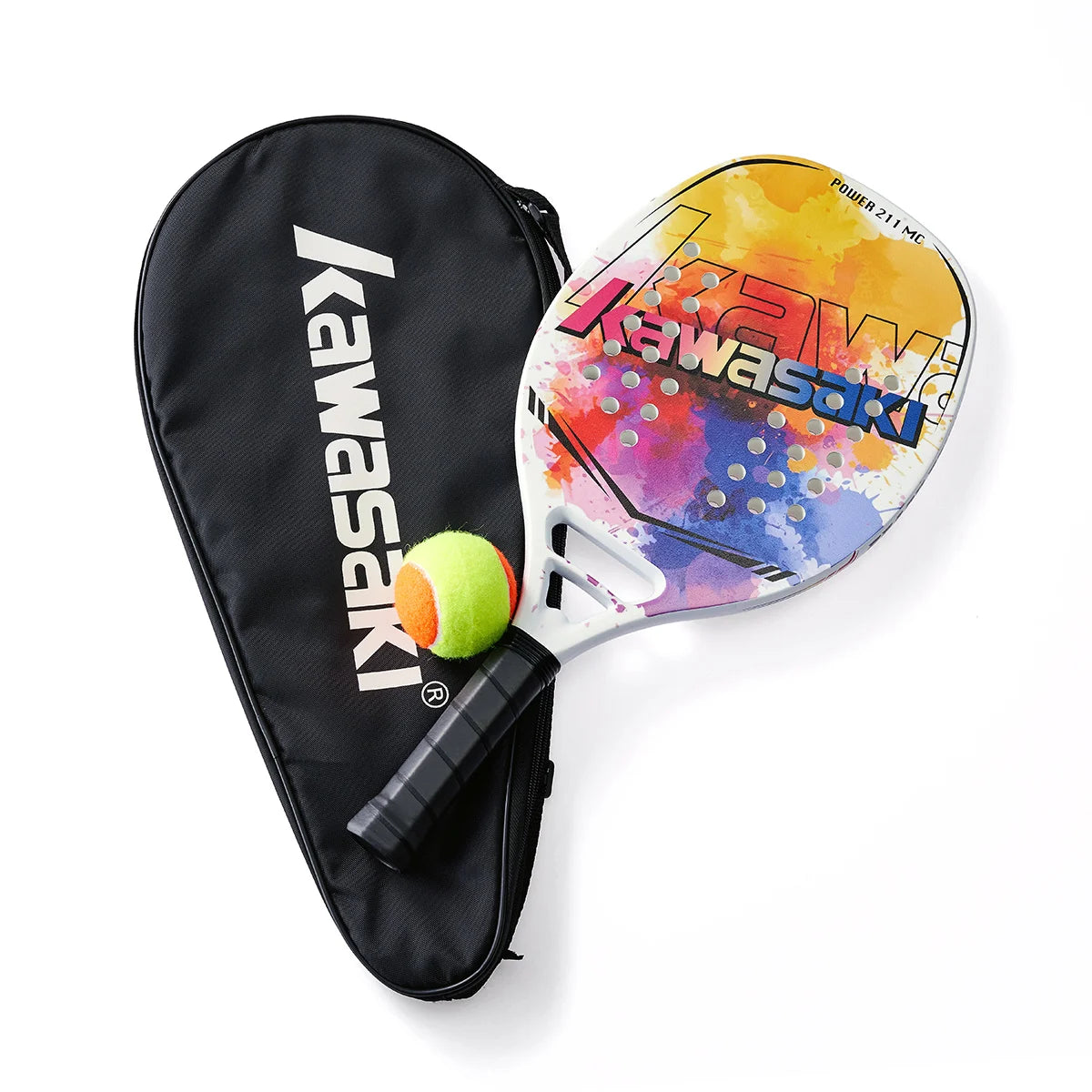 Professional Carbon Beach Tennis Racket Rough Face Tennis Racquet 