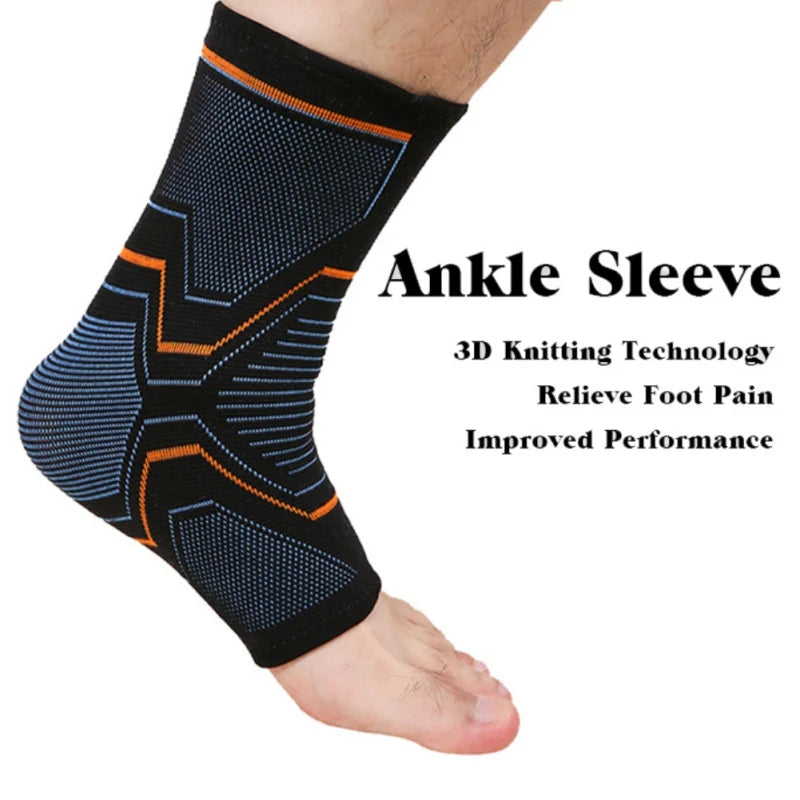 1 Piece Breathable Compression Ankle Brace for Injury Recovery,c 