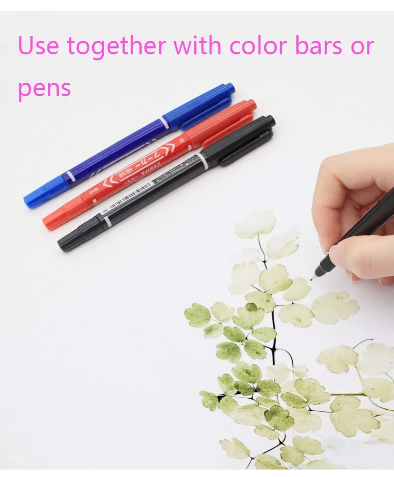 Double-sided waterproof permanent marker pens, double-sided marker pens co