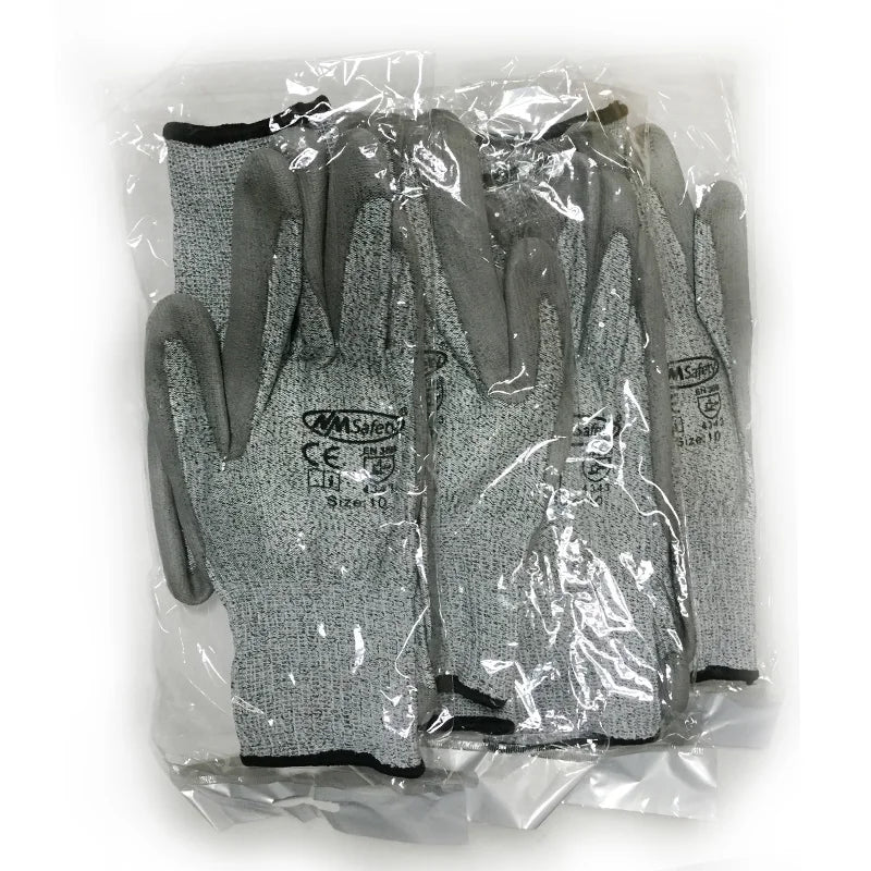 NMSafety Anti-stab Safety Protection Glove with HPPE Lining Resist 