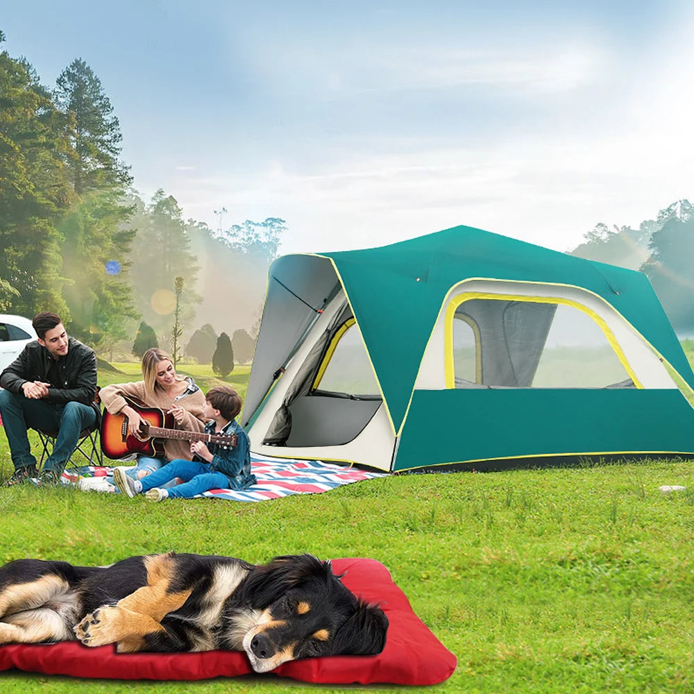 Camas impermeables para perros grandes, estera rectangular portátil de calidad cómoda para perros pequeños