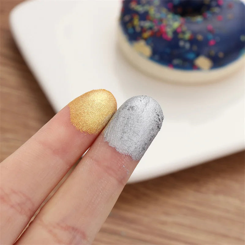 Gold Silver Tincture Glitter Powder for Mousse Cake Macaron Choc