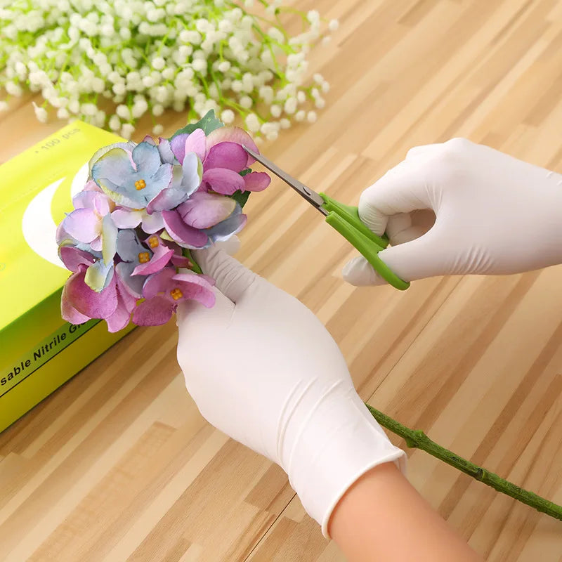 Disposable Nitrile Work Gloves Latex Washing Gloves 