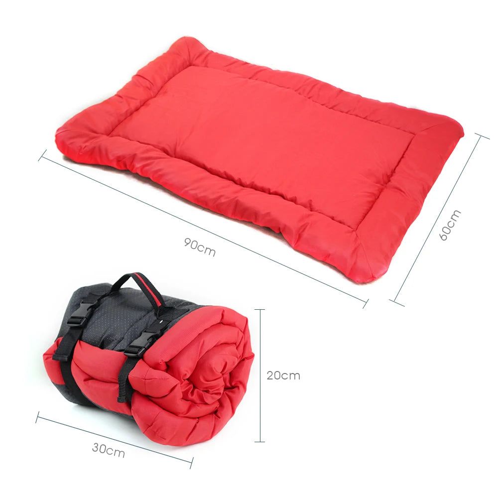 Waterproof Dog Beds for Large Dogs, Comfortable Quality Portable Rectangular Mat for Small Dogs