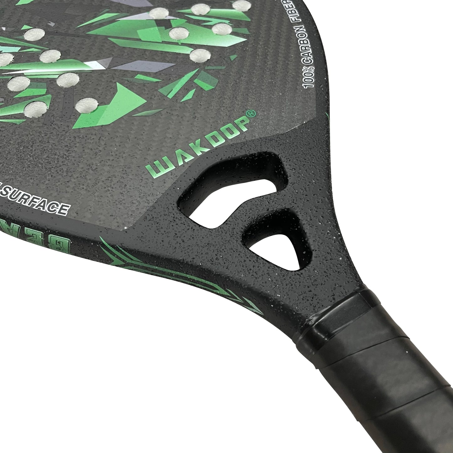 Professional Carbon Beach Tennis Racket Rough Face Tennis Racquet 