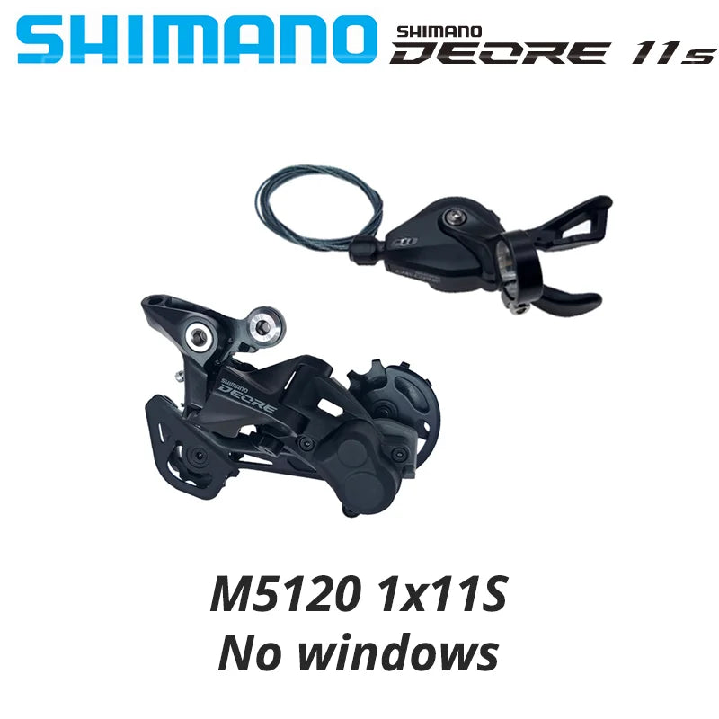 SHIMANO-desviador DEORE M5100 para bicicleta de montaña, 11 velocidades, SHADOW