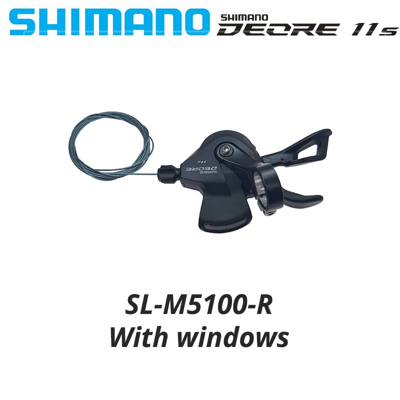 SHIMANO-desviador DEORE M5100 para bicicleta de montaña, 11 velocidades, SHADOW