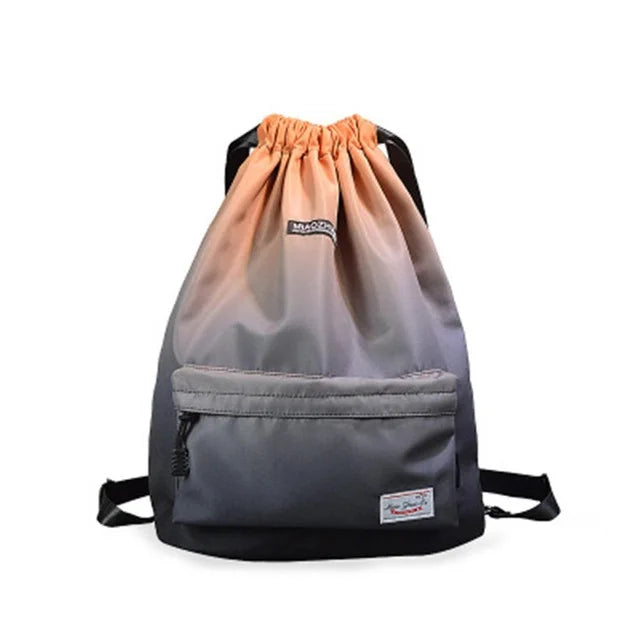 Mochila de deporte para gimnasio, bolsa deportiva impermeable con cordón perfecta para actividades en el exterior, accesorio ideal para entrenamiento, fitness y natación, para verano