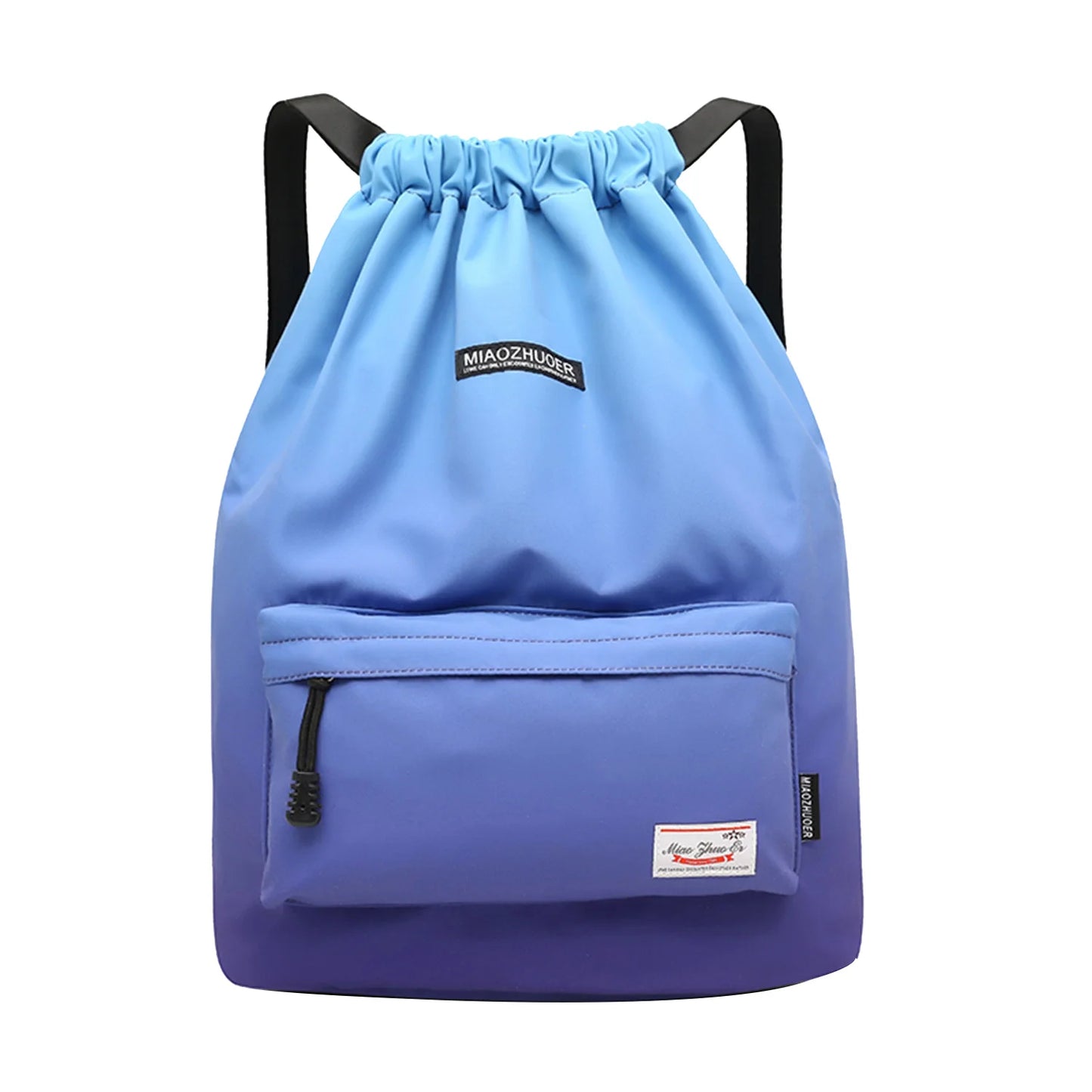 Mochila de deporte para gimnasio, bolsa deportiva impermeable con cordón perfecta para actividades en el exterior, accesorio ideal para entrenamiento, fitness y natación, para verano