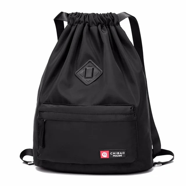 Mochila de deporte para gimnasio, bolsa deportiva impermeable con cordón perfecta para actividades en el exterior, accesorio ideal para entrenamiento, fitness y natación, para verano