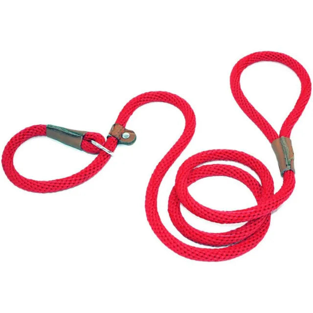 Dog Collar Anti-slip Lead Leash High Strength Braided Rope 