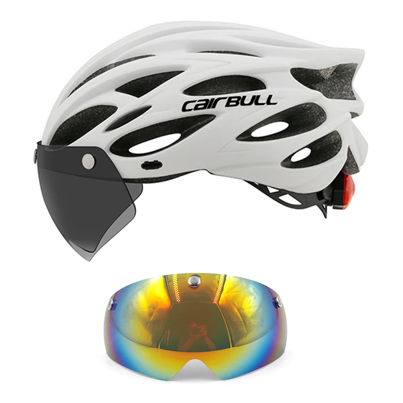 Casco ligero para bicicleta para hombre y mujer, protección de cabeza para cicl