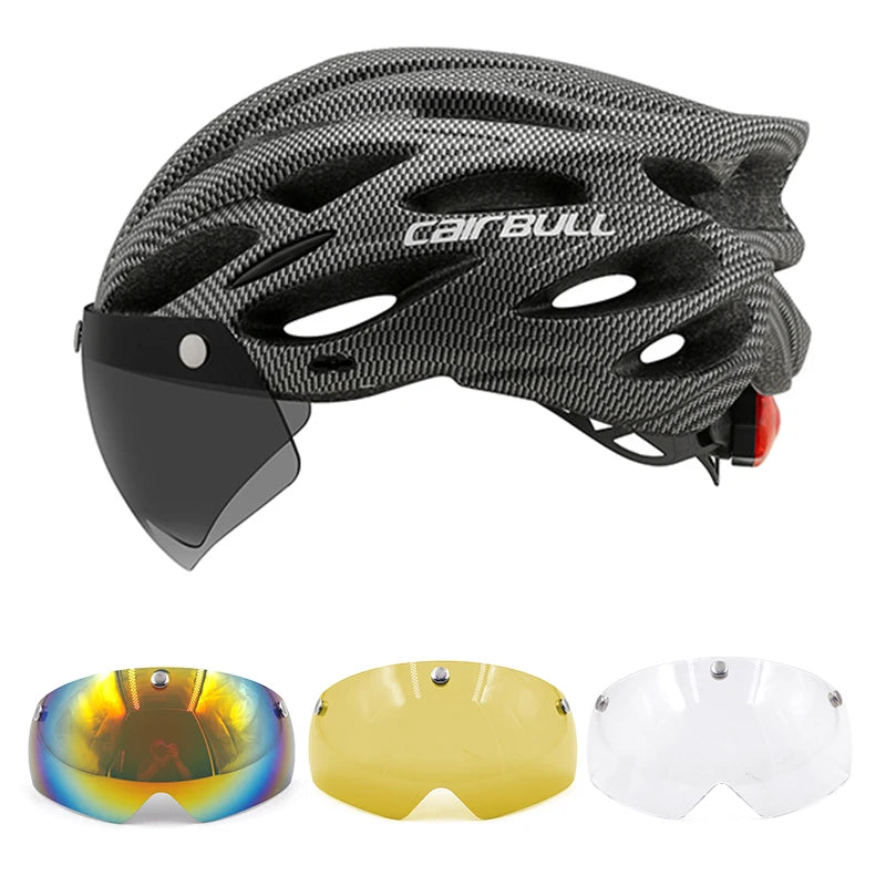 Casco ligero para bicicleta para hombre y mujer, protección de cabeza para cicl