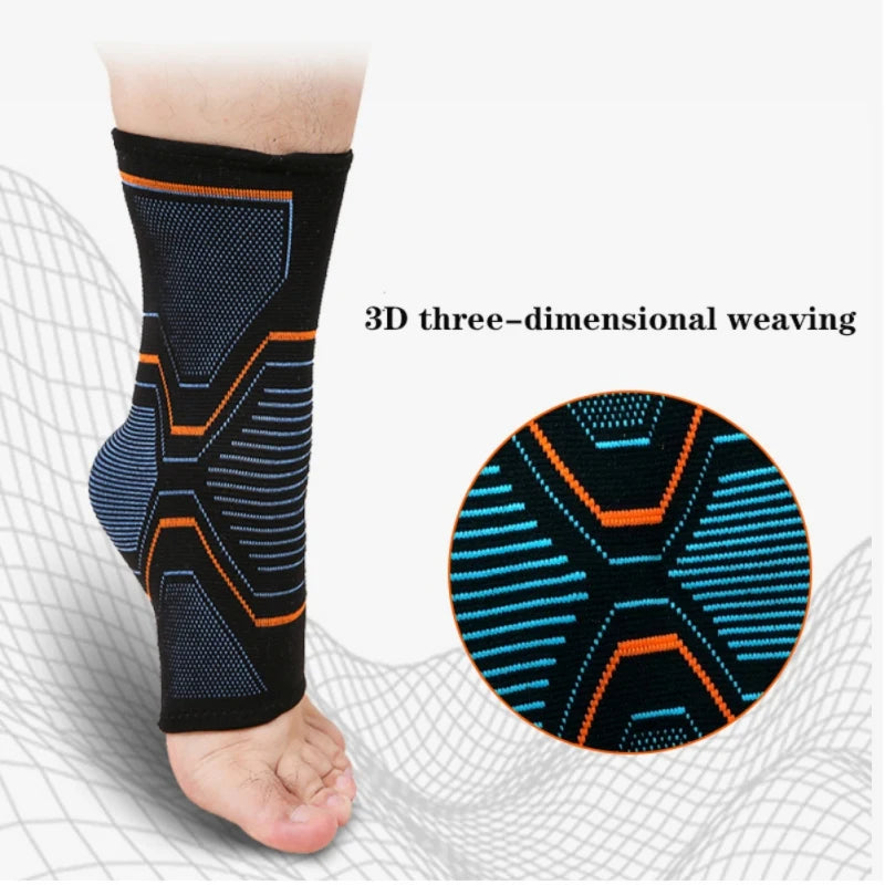 1 Piece Breathable Compression Ankle Brace for Injury Recovery,c 