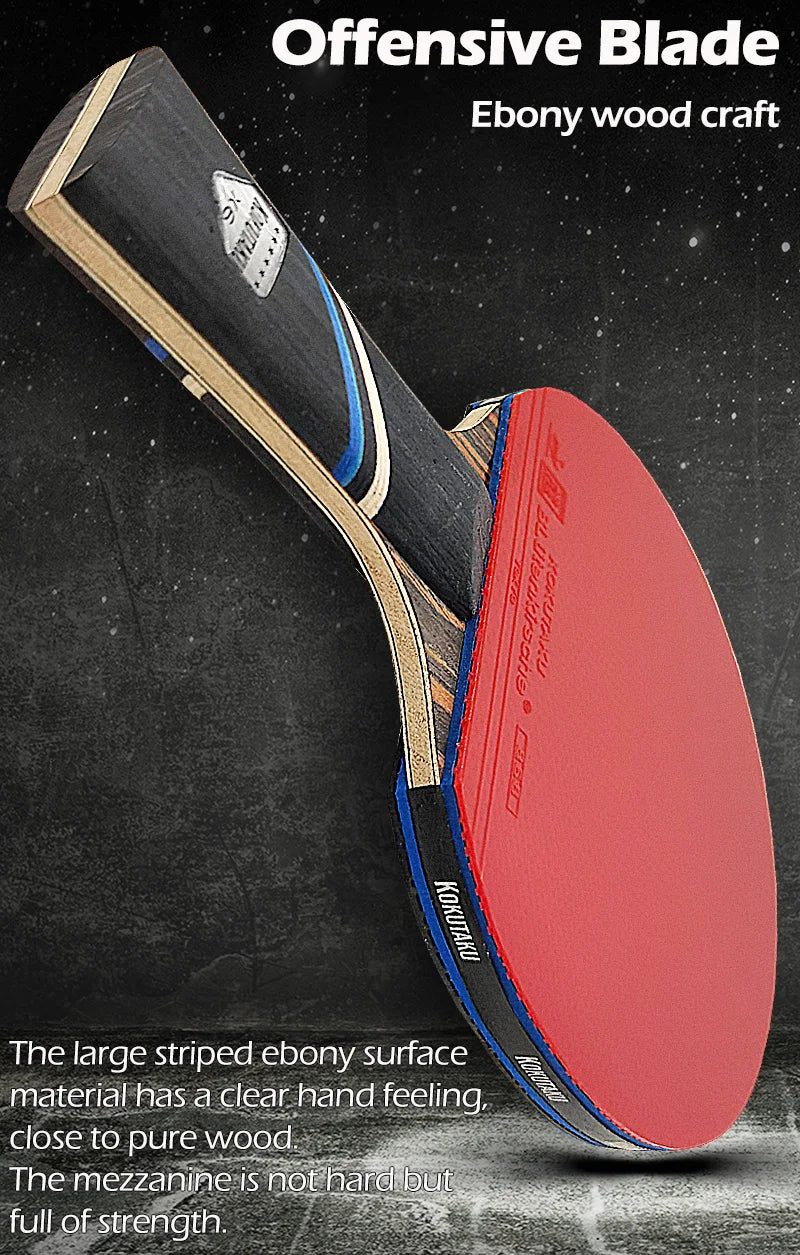 KOKUTAKU Professional ITTF 4/5/6 Star table tennis racket m table tennis racket 