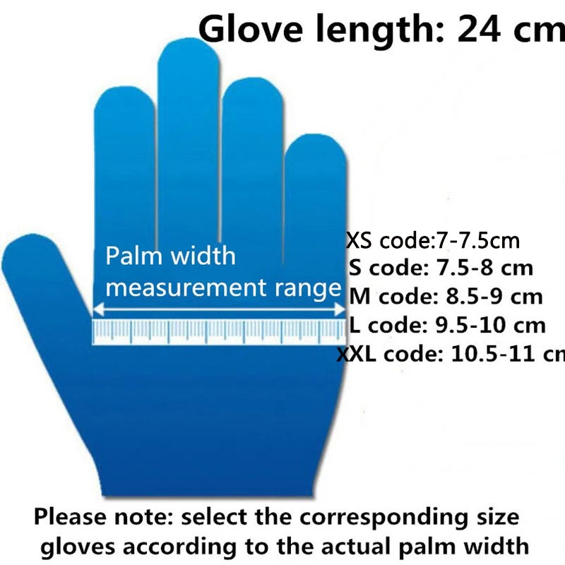 Disposable Nitrile Work Gloves Latex Washing Gloves 