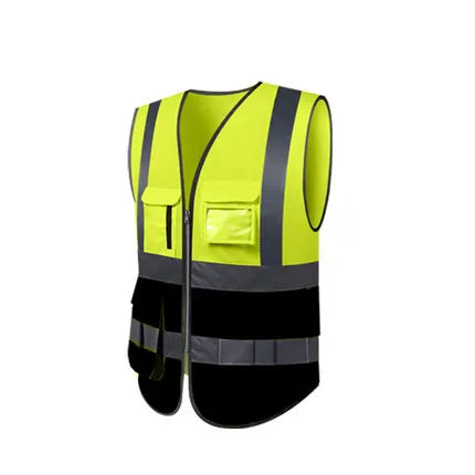 SFVest-Chaleco de seguridad reflectante de alta visibilidad para hombre, ropa de