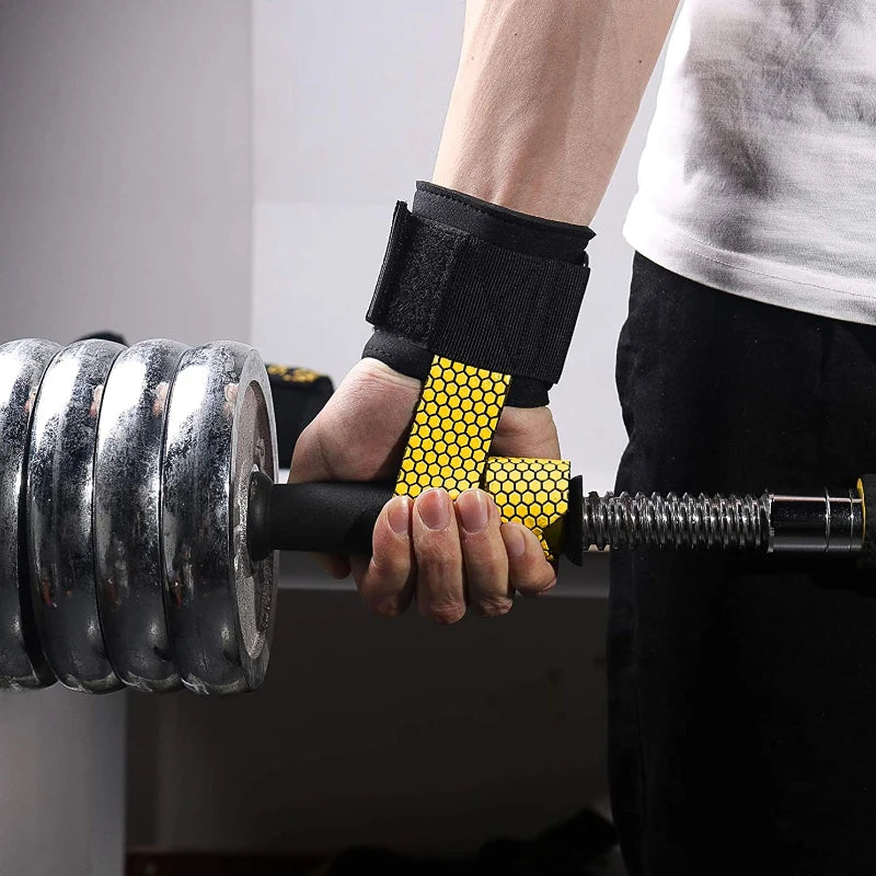 Weight Lifting Wrist Strap Support Bodybuilding Dumbbells ru 