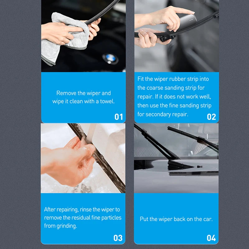 Baseus Car Wiper Blade, Universal Repair, Cleaned