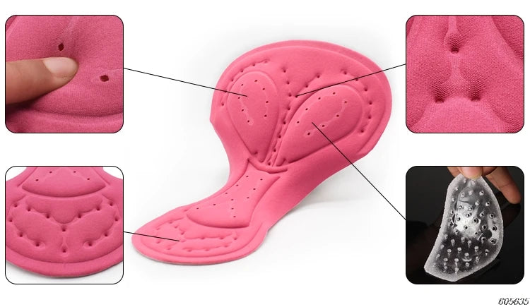 WOSAWE-pantalones cortos de ciclismo para mujer, ropa interior transpirable con