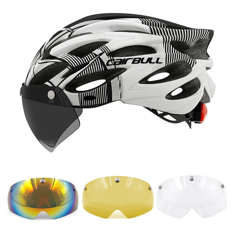 Casco ligero para bicicleta para hombre y mujer, protección de cabeza para cicl