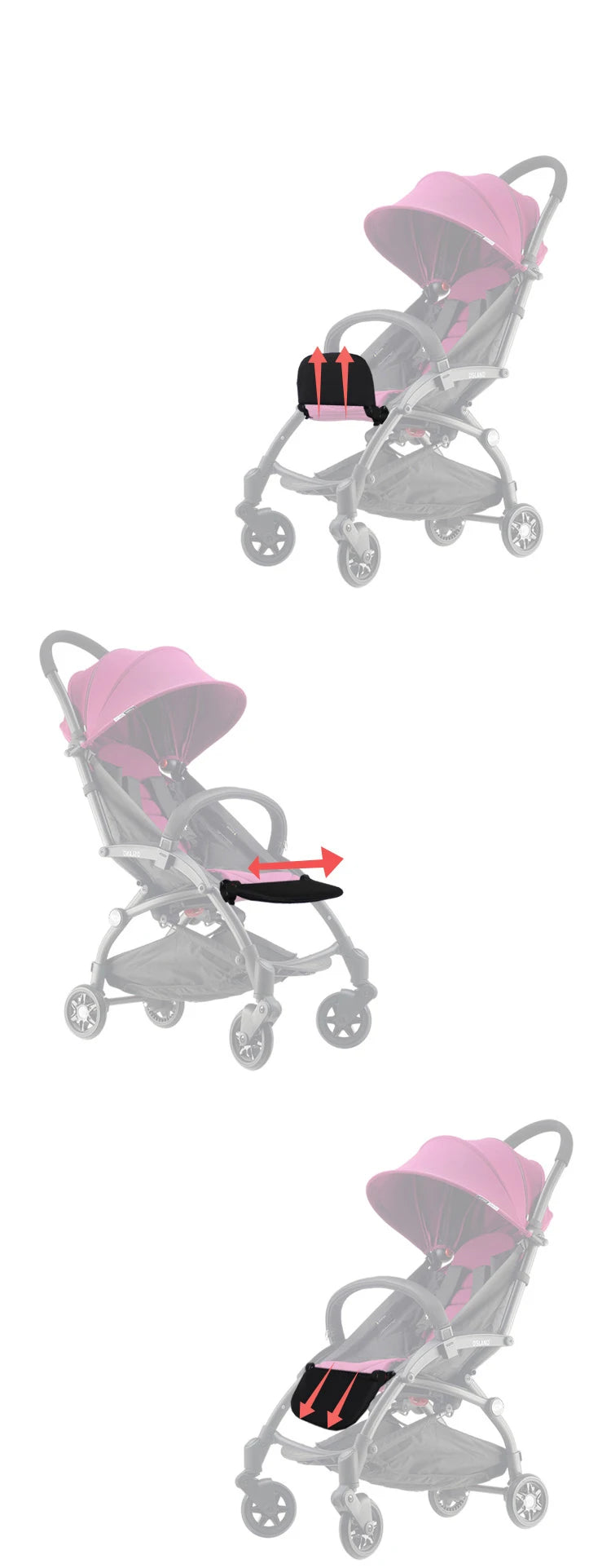 Reposapiés Babyzen Yoyo Baby Time para cochecito de bebé, cochecitos infantile