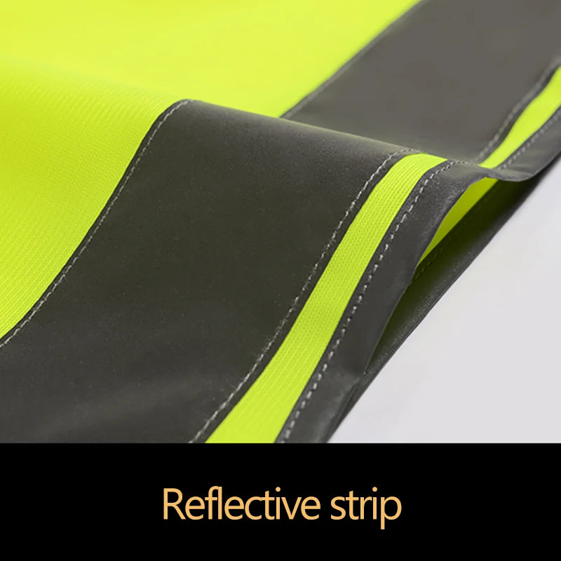 SFVest-Chaleco de seguridad reflectante de alta visibilidad para hombre, ropa de