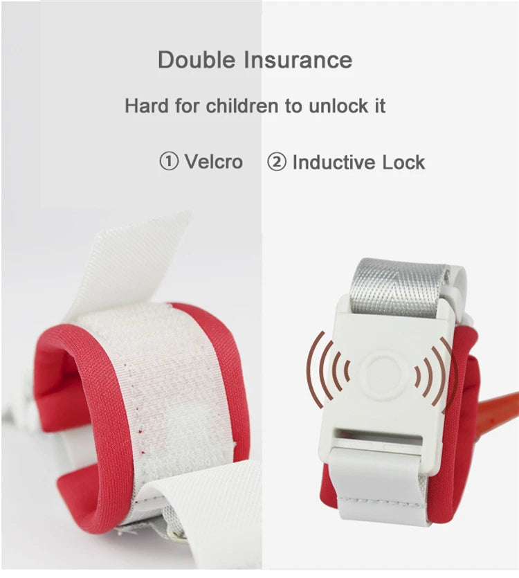 Children Anti-Lost Wristband Inductive Lock Safety Harness m 