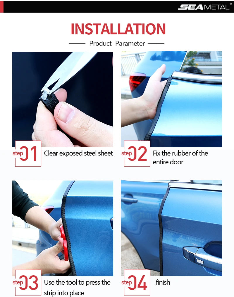 Universal Car Door Edge Protector Strips Sealing Strips P 